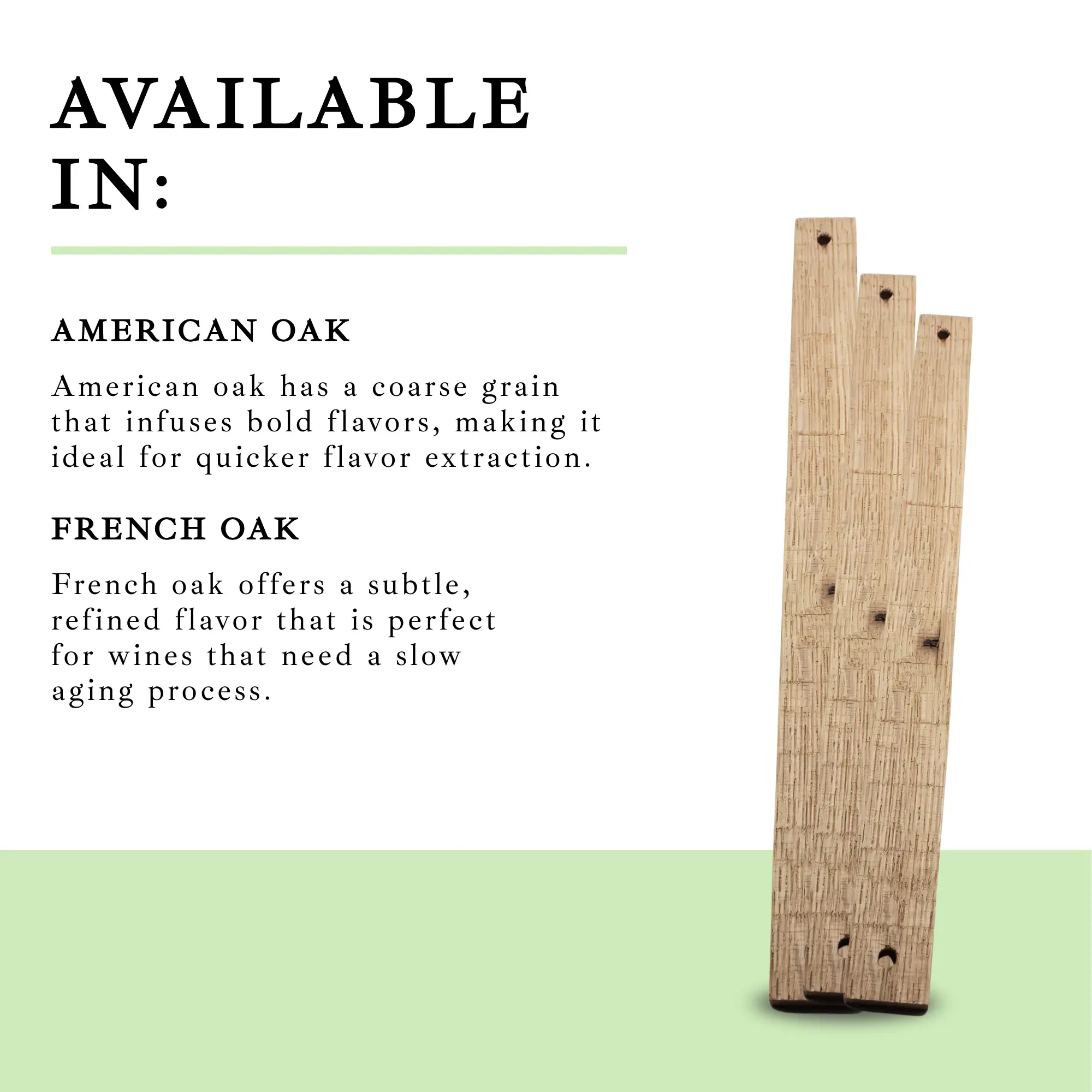 Fusion Oak Barrel Inserts 2 Fusion Oak Barrel Inserts - Image 2