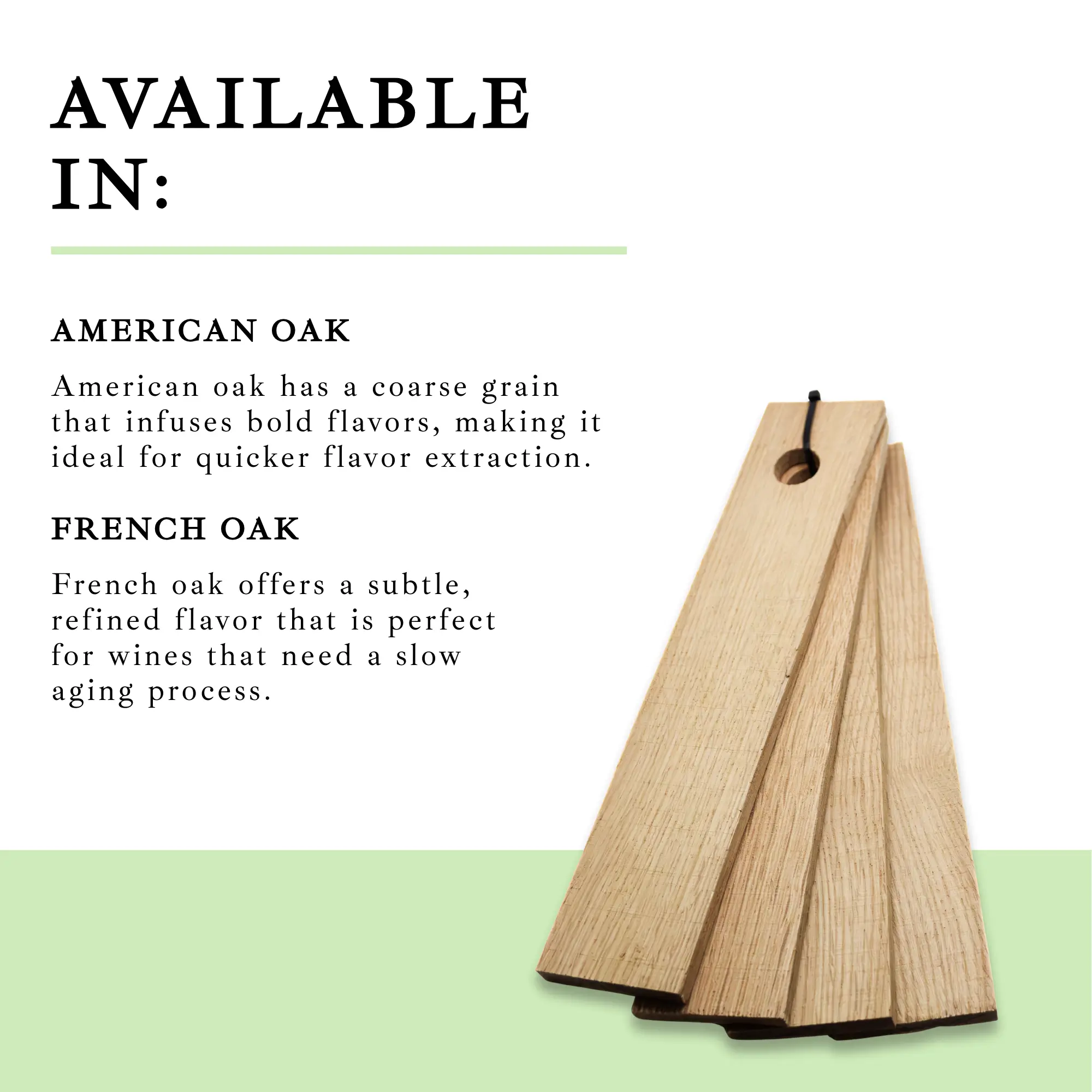 Fusion Oak Dual Tank Staves 2 Fusion Oak Dual Tank Staves - Image 2