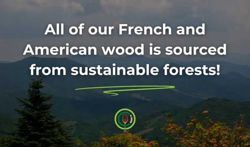 Sustainable Forests Blog A fact about the flavors, vanilla and caramel, associated with using oak chips in wine.